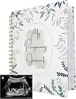 Pregnancy Journal for First Time Moms | Weekly Pregnancy Tracker & Baby Book | 200-Page Maternity Journal | Pregnancy Must Haves Keepsake Gift | Premium Hardcover Pregnancy Book for Expecting Moms