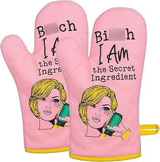Is It Worth Buying: Miracu Oven Mitt, Funny Kitchen Cooking Oven Mitts, Pink Kitchen Accessories, Baker Stuff, Baking Gifts for Women, House Warming Gifts New Home Mothers Day Birthday Housewarming Present for Women Mom
