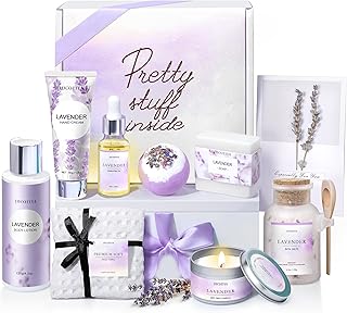 Mothers Day Gifts for Women Spa Gifts Baskets for Women Christmas Birthday Gifts Lavender Bath and Body Sets Relaxing Self Care Get Well Gift for Mom Her Girlfriends Sister Teacher Friends