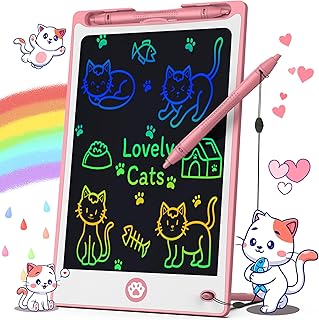 Hockvill LCD Writing Tablet for Kids 8.8 Inch, Toys for Girls Boys Drawing Pad for 3 4 5 6 7 Year Old Kids Toys, Children Gift Easter Basket Stuffer for Kids Toddler Doodle Board Travel Essentials