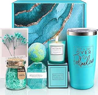 Mothers Day Gifts for Mom Wife, Birthday Gifts for Women Sister Best Friend Daughter Her, Relaxing Spa Gift Basket Set, Unique Coworker Teacher Nurse Gift Ideas for Women