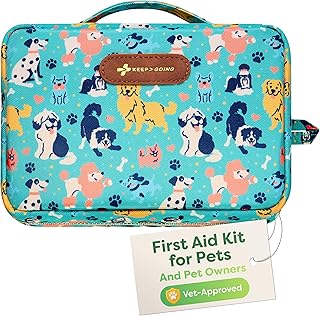 Amazon Deal Alert: KeepGoing Dog First Aid Kit – Pet Emergency Kit for Dogs & Cats – Dog Travel Accessories for Car, Camping and Hiking