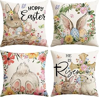 Hop Into Savings: Artscope Easter Bunny Pillow Covers – Best Amazon Deal!