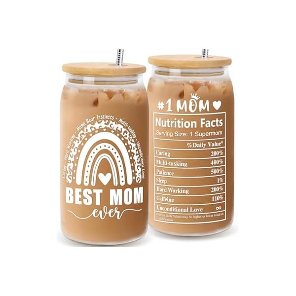 Score the Perfect Mother's Day Gift: Personalized Can Glass Cups on Amazon!