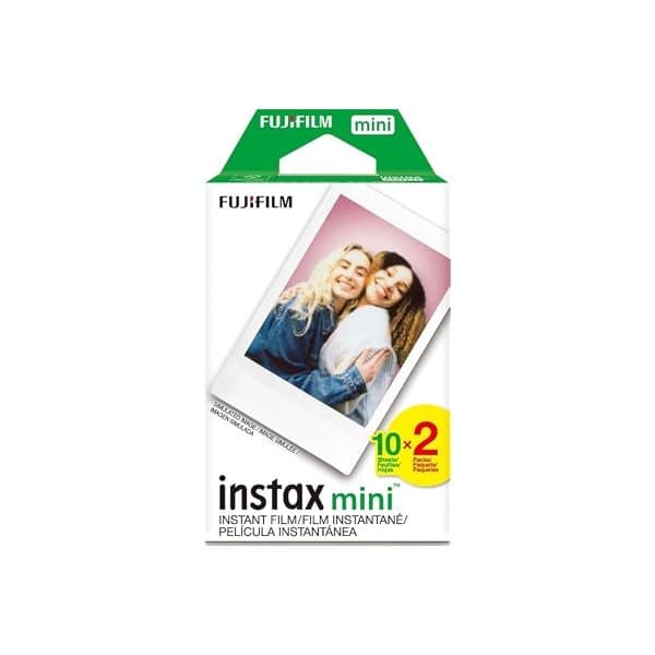 Upgrade Your Life With This: FUJIFILM Instax Mini Instant Film Twin Pack (White), 20 Photos | The instax film ensures sharp