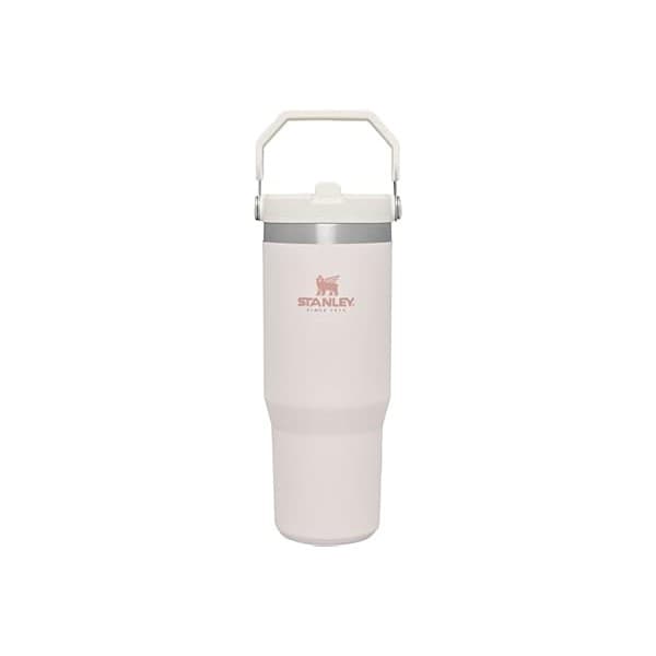 Hidden Gem Find: STANLEY IceFlow Flip Straw Tumbler with Handle 30 oz | Twist On Lid and Flip Up Straw | Leak Resistant Water Bottle | Insulated Stainless Steel |BPA-Free | Rose Quartz 1.0