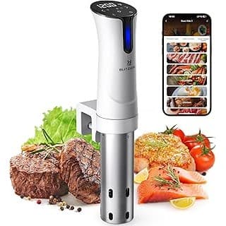 We Are Obsessed With This: BLITZHOME Sous Vide Machine, WiFi APP Included, 1100W Sous Vide Cooker with Accurate Temperature & Timer, Stainless Ultra Quiet Precision Immersion Circulator Device, Kitchen Gadgets with Recipes