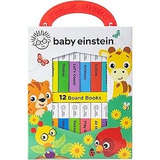 Amazon Deal Alert: Baby Einstein - My First Library Board Book Block 12-Book Set - First Words, Alphabet, Numbers, and More! - PI Kids