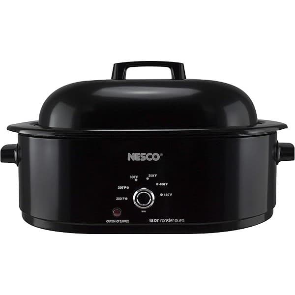 Trending on Amazon: Nesco MWR18-13, Roaster Oven, 18 Quarts, Black