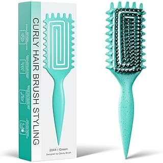 Trending on Amazon: Curly Hair Brush with Boar Bristle & Wide-Tooth, Define & Detangle Wet/Dry