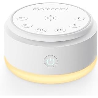 Upgrade Your Life With This: Momcozy Sound Machine for Baby-20 Soothing Sounds & Touch Warm Light Portable White Noise for Kids & Adults for Sleeping Timer and Memory | Ideal Travel Companion & Nursery Must-Have