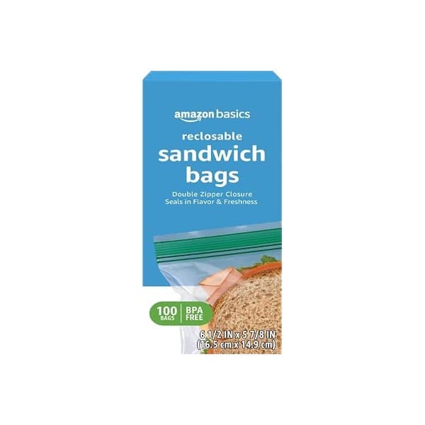 Deal Alert! Grab 100 Amazon Basics Double Zipper Sandwich Bags for Just $2.23!