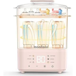 Back in Stock Alert: Bottle Sterilizer and Dryer, All-in-One Electric Steam Sterilizer Bottle Sanitizer for Baby Bottles, Pump Parts Accessories Newborn Essential Bottle Warmer for Breastmilk & Thaw (Pink)