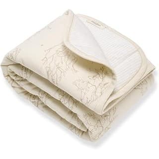 Baby Shower Gift Idea: Burt's Bees Baby Organic Cotton Infant Reversible Blanket, Nursery Bedding | Breathable 100% organic cotton all purpose blanket, perfect for tummy time in the nursery