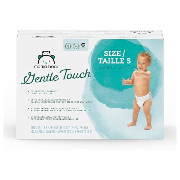 Stock Up! Amazon Mama Bear Gentle Touch Diapers Deal for Moms