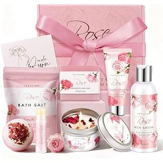Is It Worth Buying: Christmas Mothers Day Gifts, Bath and Body Gift Set Self Care Package for Mom Sister Her Wife Grandma Girlfriend Friends