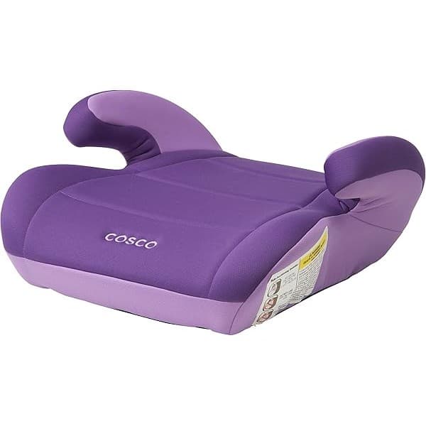 Is It Worth Buying: Cosco Topside Backless Booster Car Seat, Lightweight Booster Seats for Cars 40-100 lbs, Backless Booster Seat for Car, Grape