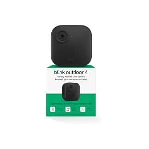 Price Drop: Blink Outdoor 4 – Wireless smart security camera, two-year battery life, two-way talk. Required Sync Module not included – Add-on camera
