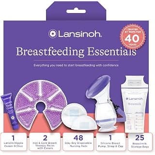Kitchen Hack Alert: Lansinoh You’ve Got This Breastfeeding Essentials Kit for New Moms, 77-Piece Gift Set with Nursing Pads, Breastmilk Storage Bags, Nipple Cream, Hot & Cold Therapy Packs, and Silicone Breast Pump