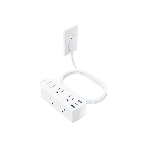 Mom Life Hack! Olcorife Flat Plug Power Strip: Never Hunt for an Outlet Again!