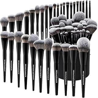 Price Drop: Bueart Design 32Pcs PRO Grade Makeup Brushes Set with Super large Holder, Premium Ultra-soft Synthetic Foundation Contour Powder Blush Concealer Eyeshadow Classic Black Make up Brush