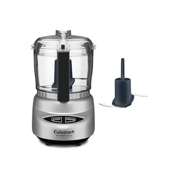 We Are Obsessed With This: Cuisinart Mini-Prep Plus Food Processor, 24-Ounce Mini Food Processor to Chop Herbs, Vegetables, and Hard Cheese, 24-Ounce Work Bowl, Reversible Stainless Steel Blade, DLC-2ABC, Brushed Chrome