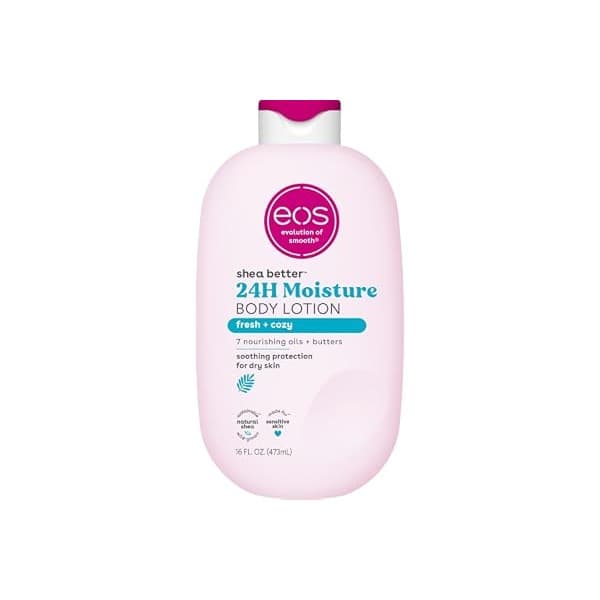 Amazon Deal Alert: eos Natural Shea Better Body Lotion, Fresh & Cozy, 16 fl oz