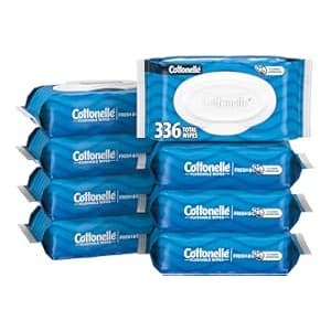 Amazon Deal Alert: Cottonelle Fresh Feel Flushable Wet Wipes, Adult Wet Wipes, 8 Flip-Top Packs, 42 Wipes Per Pack (336 Total Wipes), Packaging May Vary