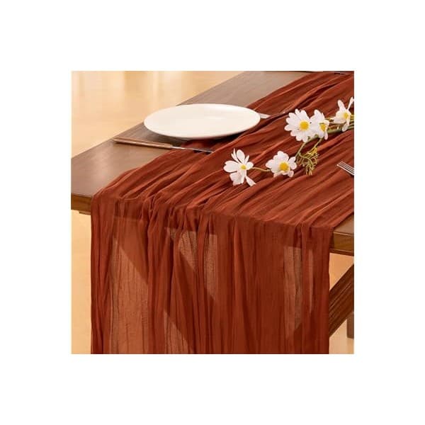 Deal Alert: Cozy Up Your Fall Table with This Stunning Terracotta Runner!