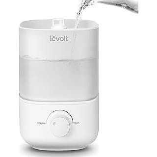 Perfect Gift Idea: LEVOIT Top Fill Humidifiers for Bedroom, 2.5L Tank for Large Room, Easy to Fill & Clean, 28dB Quiet Cool Mist Air Humidifier for Home Baby Nursery & Plants, Auto Shut-off for Safety, 25H