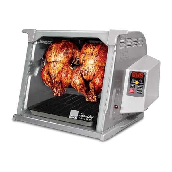 Budget Find You Need: Ronco Digital Rotisserie Oven, Platinum Digital Design, Large Capacity (12lbs) Countertop Oven, Multi-Purpose Basket for Versatile Cooking