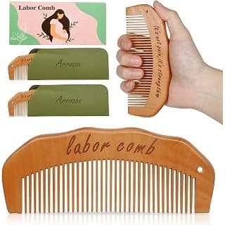 Upgrade Your Life With This: Arrozon 2 Pack Labor Comb Pregnancy Must Haves Labor and Delivery Essentials Birthing Comb Hospital Bag Essentials Pregnant Gifts