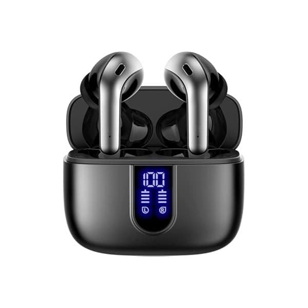 Pregnancy Hack: TAGRY Bluetooth Headphones True Wireless Earbuds 60H Playback LED Power Display Earphones with Wireless Charging Case IPX5 Waterproof in-Ear Ear buds with Mic for TV Smart Phone Laptop Computer Sports