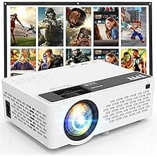 Best Amazon Buy Under: TMY 1080P Full HD Portable Mini Projector, Upgraded Bluetooth Movie Projector with Screen, Compatible with TV Stick Smartphone/HDMI/USB, Indoor & Outdoor Use