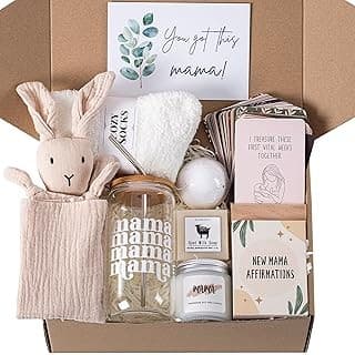 Trending on Amazon: New Mom Care Package After Baby, 7pcs New Mom Gifts Set After Birth, Postpartum Gifts for Mom, After Birth Postpartum Essentials for Mom Kit, Pregnancy Gifts for First-Time Moms, Expecting Mom