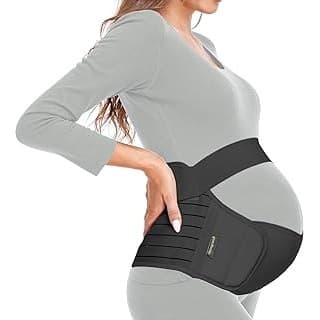 Back in Stock Alert: ChongErfei Maternity Belt, Pregnancy 3 in 1 Support Belt for Back/Pelvic/Hip Pain, Maternity Band Belly Support for Pregnancy Belly Support Band (L: Fit Ab 39.5"-51.3", Black)