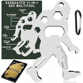 Amazon Deal Alert: Funny Men Gift Ideas Sasquatch - Unique Back To School Gifts for Students Teachers, Cool Stocking Stuffers White Elephant Gifts for Him, Novelty EDC Pocket Multitools Birthday Fathers Day Dad Gifts