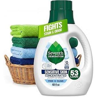 Is It Worth Buying: Seventh Generation Concentrated Laundry Detergent Liquid Free & Clear Fragrance Free 40 oz