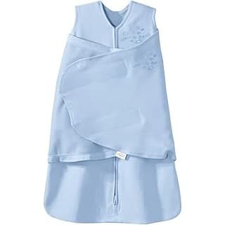 Hidden Gem Find: HALO 100% Cotton Sleepsack Swaddle, 3-Way Adjustable Wearable Blanket, TOG 1.5, Baby Blue, Newborn, 0-3 Months
