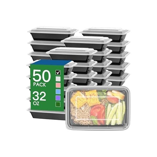 Mom's Secret Weapon: Score 50-Pack Meal Prep Containers on Amazon!