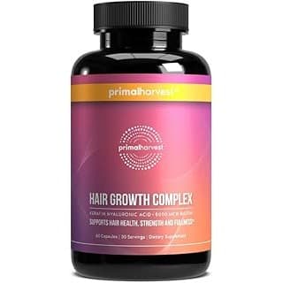 Trending on Amazon: Primal Harvest Hair Growth Vitamins, Hair Growth for Women & Men - 60 Hair Growth Pills, Natural Hair Thickening Products for w/Biotin & Zinc - Hair Supplement, Regrowth Hair Vitamins