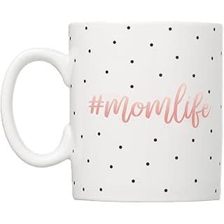 We Are Obsessed With This: Little Pear Mom Life Mug, Mothers Day Gifts, Ceramic Coffee Cup, Ideal Gift for New and Expecting Moms, Dishwasher Safe and Microwave Safe, Polka Dot, 13oz