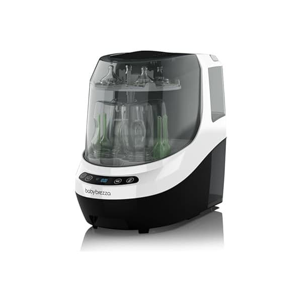 Hidden Gem Find: Baby Brezza Baby Bottle Washer Pro - Clinically Proven Better Cleaning - Washer, Sterilizer + Dryer In One Appliance for Essentials like Bottles + Pump Parts – Machine Replaces Brushes + Racks
