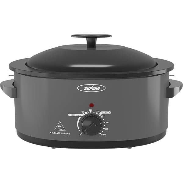 Effortless Family Meals: Sunvivi 8QT Electric Roaster Oven Deal for Busy Moms!