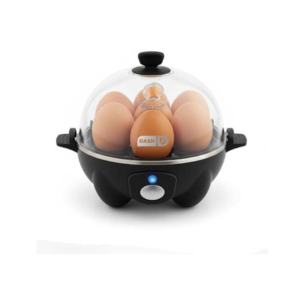 Toddler-Approved Amazon Find: Dash Rapid Egg Cooker - Boiler, Poacher & Steamer - Includes Measuring & Recipe Guide - Dishwasher Safe - BPA Free - Holds 7 Eggs, Black