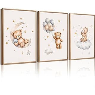 Deal Alert! Transform Your Nursery with Adorable Teddy Bear Wall Art for Just $8.99!