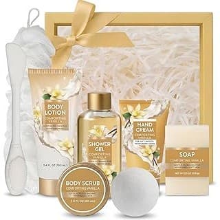 Back in Stock Alert: Spa Luxetique Gifts for Women 8pcs Vanilla Bath and Body Works Gift Set for Women Self Care Spa Gift for Womens Birthday Gift for Womens Grandma Mom Sister Friend