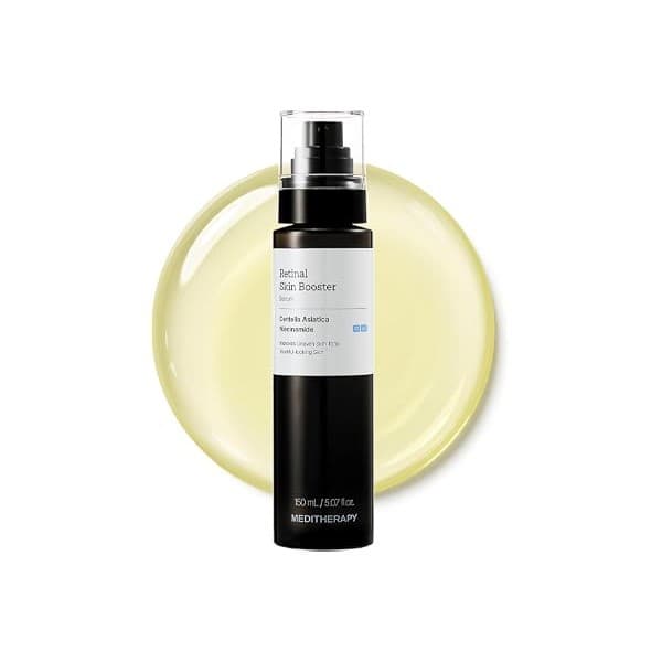 Perfect Gift Idea: MEDITHERAPY Retinal Skin Booster Serum 5.07 fl oz | Retinaldehyde, Niacinamide, Cica | Korean Hydrating Face & Body Serum for Dull, Uneven Skin, All Skin Types, K-Beauty