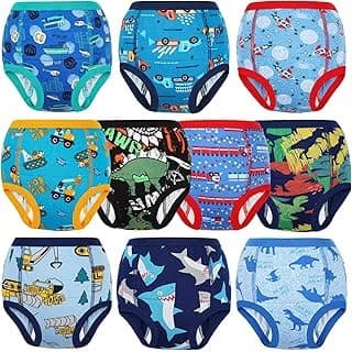 Toddler-Approved Amazon Find: MooMoo Baby Potty Training Underwear 10 Packs Absorbent Toddler Training Pants for Boys and Girls Cotton Pee Pants 2T-9T