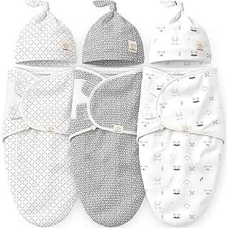 Trending on Amazon: 3pk Organic Swaddles for Newborns Girls, Boys & Hats (Nordic, 0-3M) | Soft Cotton Baby Sleep Sacks 0-3 Months, Breathable Baby Hats and Swaddles 0-3 Months, Newborn Essentials Must Haves